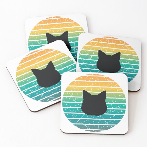 Item preview, Retro Sunset Cat Silhouette designed and sold by JPareDesign.