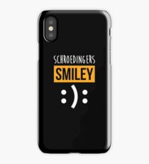 Schroedingers Smiley - Funny Science Shirt Physics Nerd Gift iPhone Case