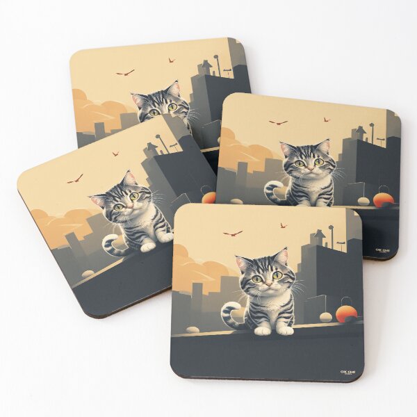 Item preview, Urban Adventurer Kitten - Chic Chat Créations Ref.040 designed and sold by ChicChat.