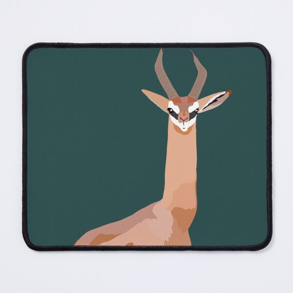 Item preview, G is for Gerenuk,Gerenuk Illustration – Elegant Antelope Art for Wildlife and Nature Lovers designed and sold by PrettylittlepastelUk.