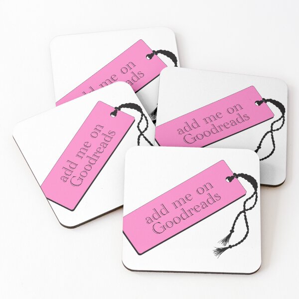 Item preview, Add Me on Goodreads Bookmark Pink designed and sold by tabitha-springg.