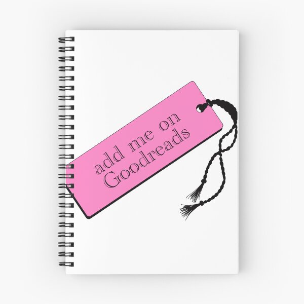 Item preview, Add Me on Goodreads Bookmark Pink designed and sold by tabitha-springg.