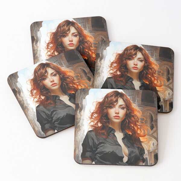 Item preview, Amber Twilight: A Portrait of Elegance in the Old City designed and sold by oanaunciuleanu.