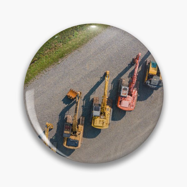 Item preview, Drone view of excavators designed and sold by Marc Molenaar.