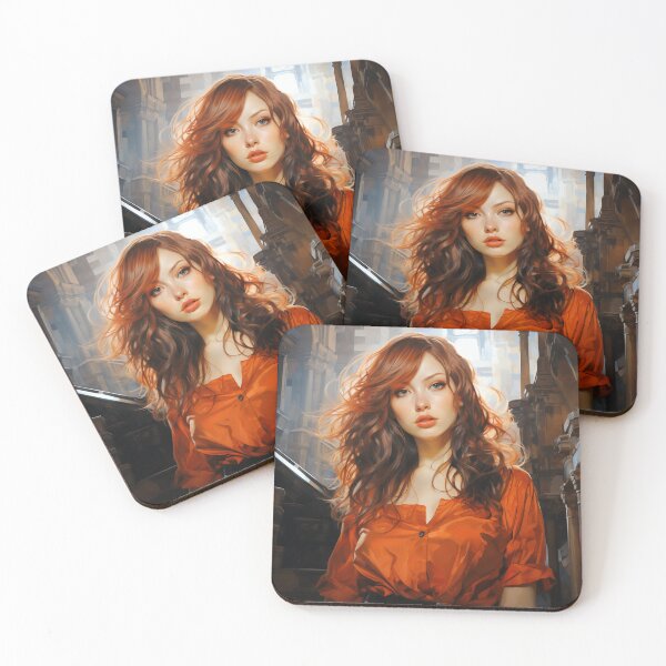 Item preview, Amber Twilight: A Portrait of Elegance in the Old City designed and sold by oanaunciuleanu.