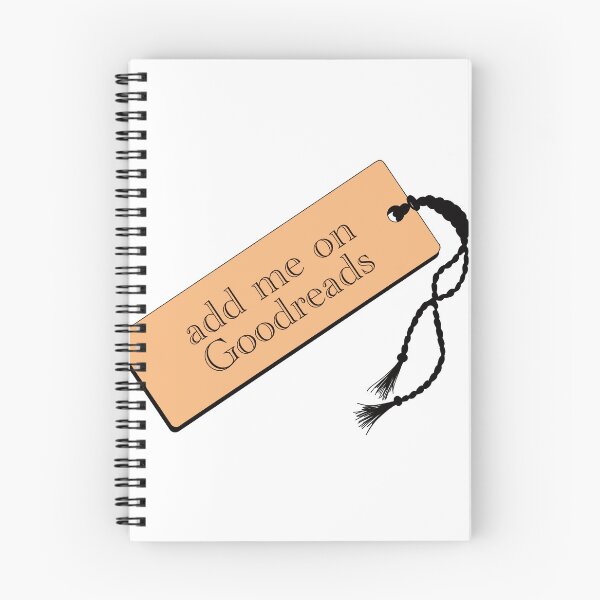 Item preview, Add Me on Goodreads Bookmark Orange designed and sold by tabitha-springg.