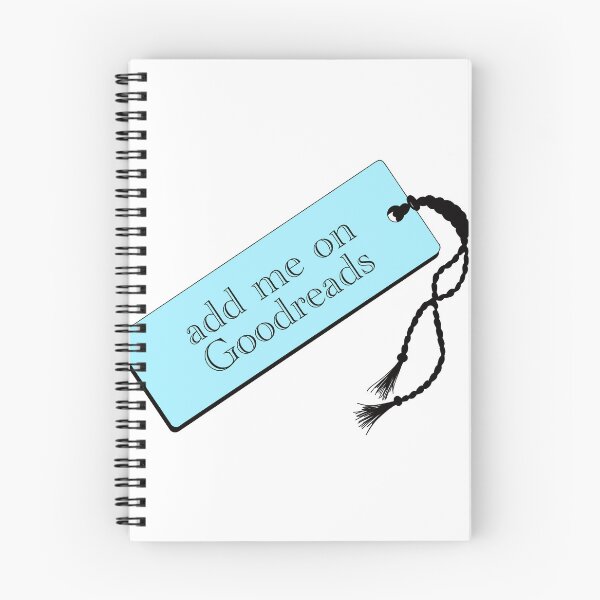 Item preview, Add Me on Goodreads Bookmark Blue designed and sold by tabitha-springg.