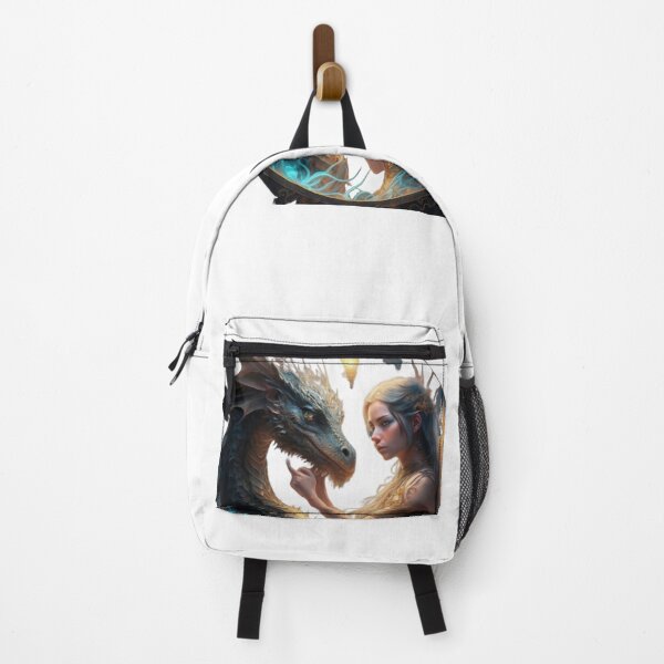Item preview, Dragon and Woman in Captivating Harmony designed and sold by Jeniwe.