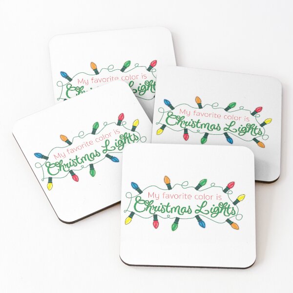 Item preview, My favorite color is Christmas Lights designed and sold by shenanijen.