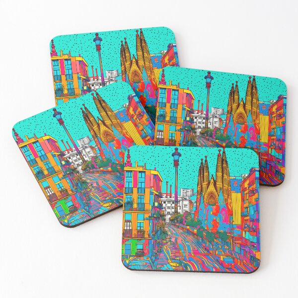 Item preview, Vibrant Barcelona: A Pop Art Celebration designed and sold by blackink-design.