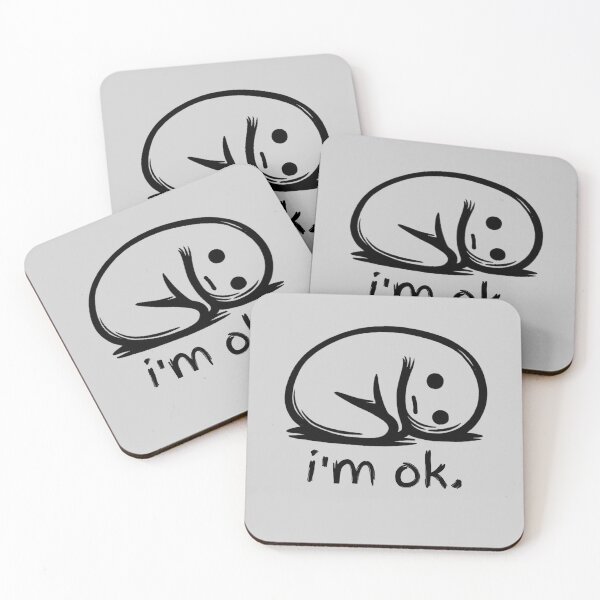 Item preview, i'm ok (light) designed and sold by RottenAppleShop.