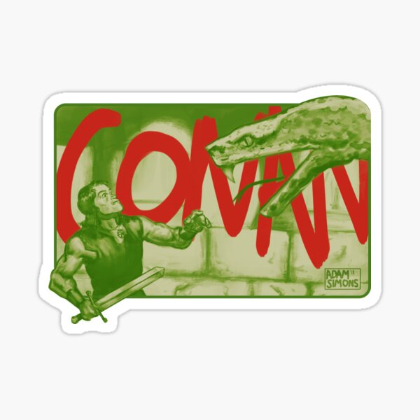 Conan! the barbarian! Sticker