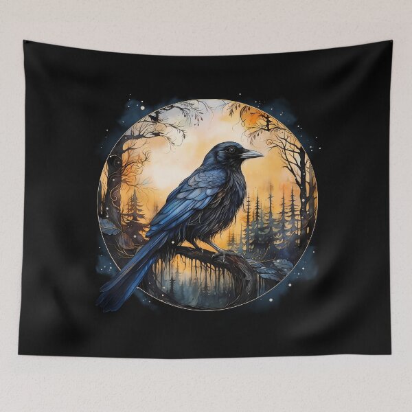 Item preview, Gothic raven designed and sold by RebelBrush.