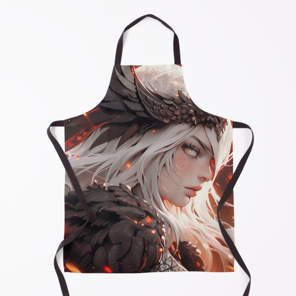 Item preview, Dramatic Feathered Armor Warrior Anime Girl designed and sold by bubblegoth.