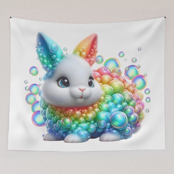 Item preview, Bubble bunny designed and sold by AI-Only Creations.