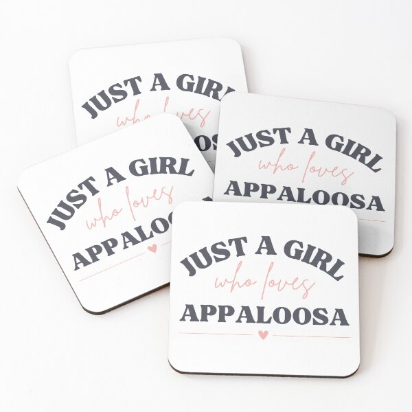 Item preview, Just a Girl Appaloosa Horse Love designed and sold by DesignMT.