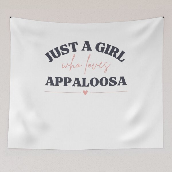Item preview, Just a Girl Appaloosa Horse Love designed and sold by DesignMT.