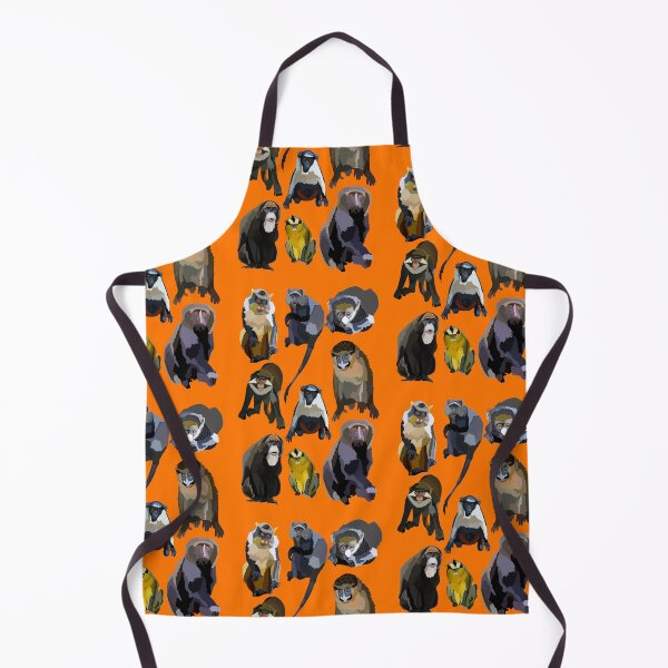 Item preview, G is for Guenon,Guenon Monkey Illustration – Vibrant Primate Art for Wildlife and Nature Lovers designed and sold by PrettylittlepastelUk.