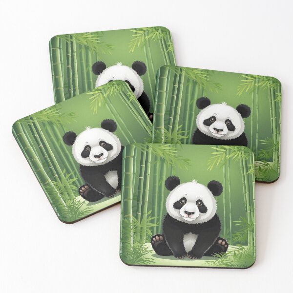 Item preview, Panda bamboo forest designed and sold by ZenStickConcept.