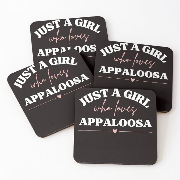 Item preview, Just a Girl Appaloosa Horse Love designed and sold by DesignMT.