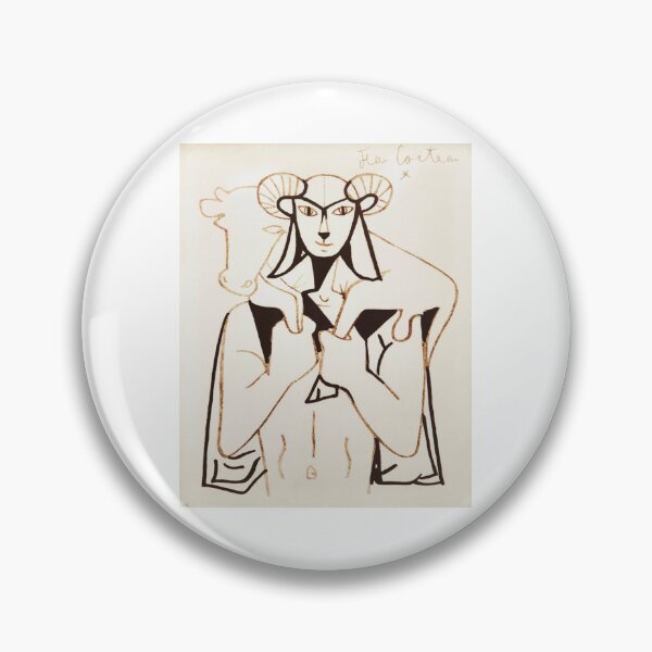 Item preview, Jean Cocteau artwork jean cocteau paintings designed and sold by Amy-Hamilton.