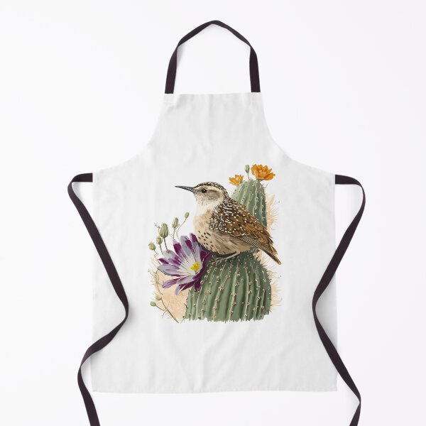 Item preview, Southwestern Splendor: A Cactus Wren Amongst Saguaro Flowers designed and sold by waterhutch.