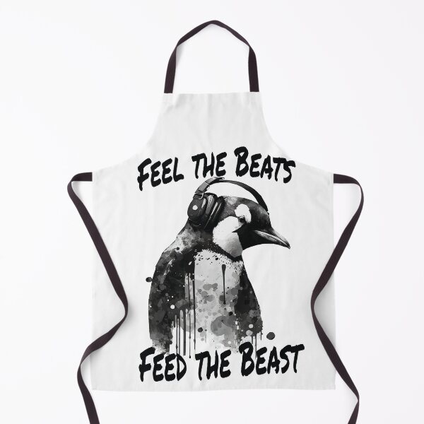 Item preview, Feel the Beats Feed Beast Penguin - Street Art designed and sold by GVRDesign.