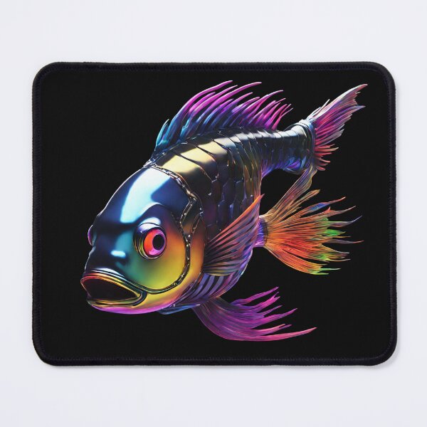 Item preview, Fish! Cyberpunk Amazing palette of colors, veiled fins. designed and sold by Aquillashop.
