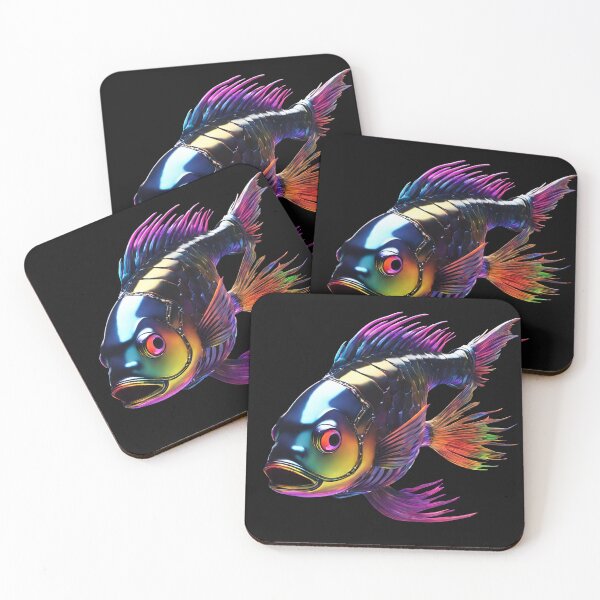 Item preview, Fish! Cyberpunk Amazing palette of colors, veiled fins. designed and sold by Aquillashop.