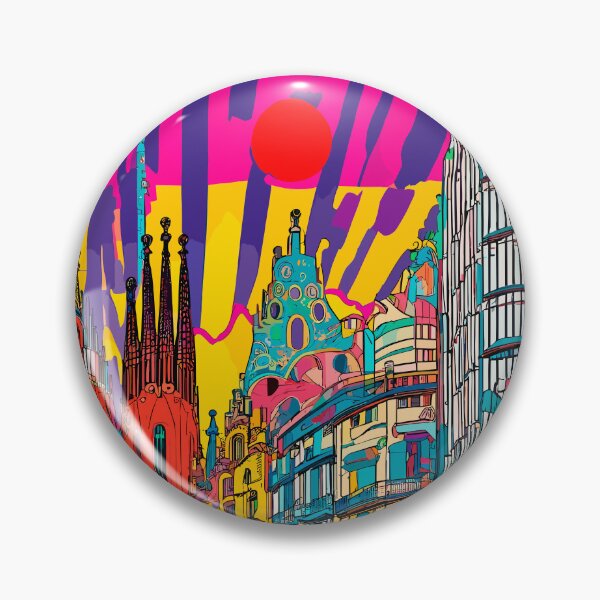 Item preview, Vibrant Barcelona II : A Pop Art Celebration designed and sold by blackink-design.