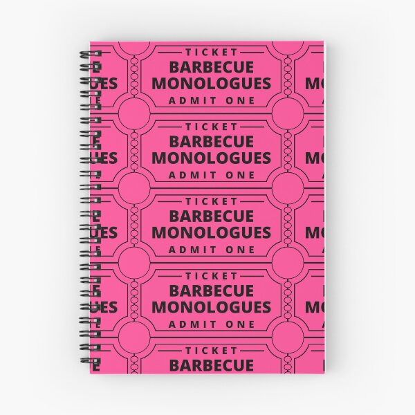 Item preview, Nerdy Prudes Must Die - Barbecue Monologues Ticket Pink designed and sold by humnoo.