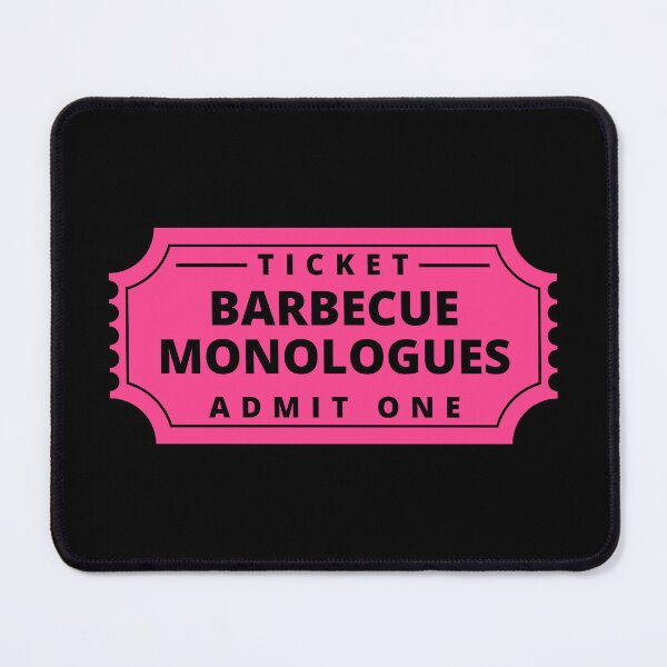 Item preview, Nerdy Prudes Must Die - Barbecue Monologues Ticket Pink designed and sold by humnoo.