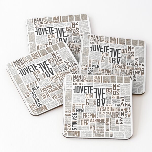 Item preview, Mixed Typefaces: Art Graphic Scattered Letters: OH NO designed and sold by KriticalDesigns.