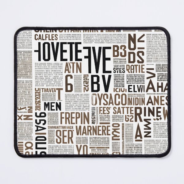 Item preview, Mixed Typefaces: Art Graphic Scattered Letters: OH NO designed and sold by KriticalDesigns.