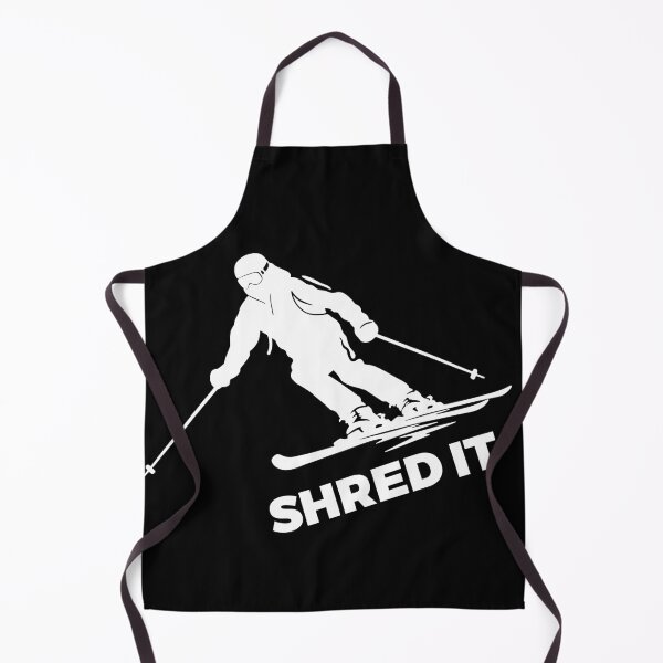 Item preview, Shred It Downhill Snow Skier Winter Sports White designed and sold by meganohm.