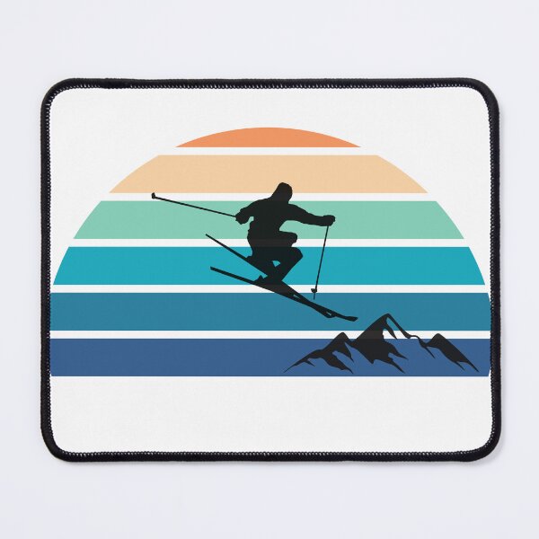 Item preview, Ski Lover Retro Design designed and sold by zaliasdesigns.