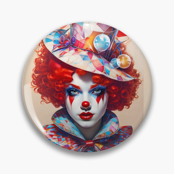 Item preview, clown woman designed and sold by Cylevieart.