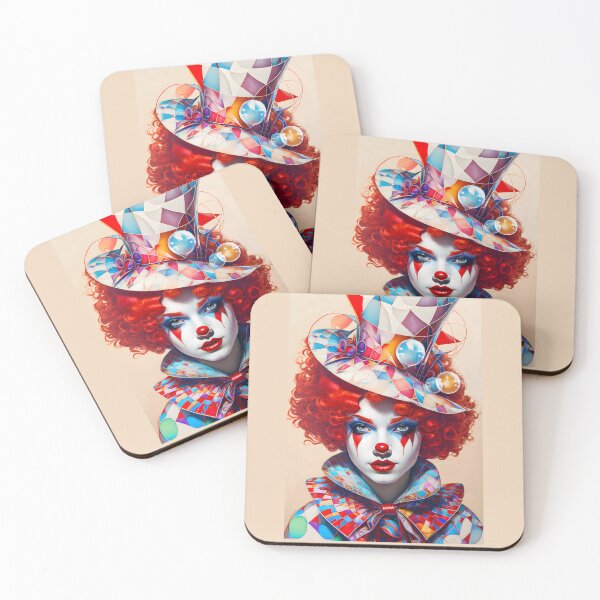 Item preview, clown woman designed and sold by Cylevieart.