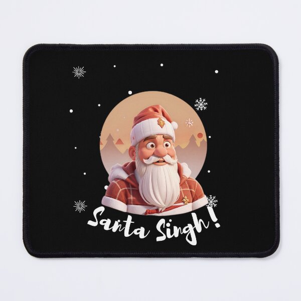 Item preview, Santa Singh 3d Cartoon Vintage Snow Sunset designed and sold by Smix Pixels.