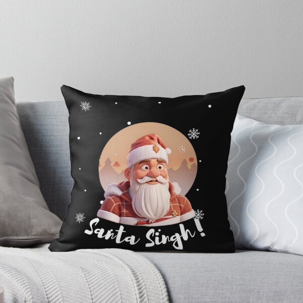 Item preview, Santa Singh 3d Cartoon Vintage Snow Sunset  designed and sold by Smix Pixels.