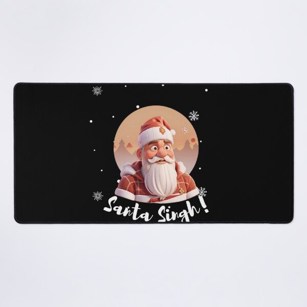 Item preview, Santa Singh 3d Cartoon Vintage Snow Sunset  designed and sold by Smix Pixels.
