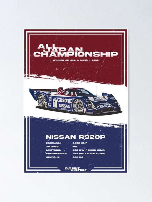 Nissan R92CP - All Japan Sports Prototype Championship