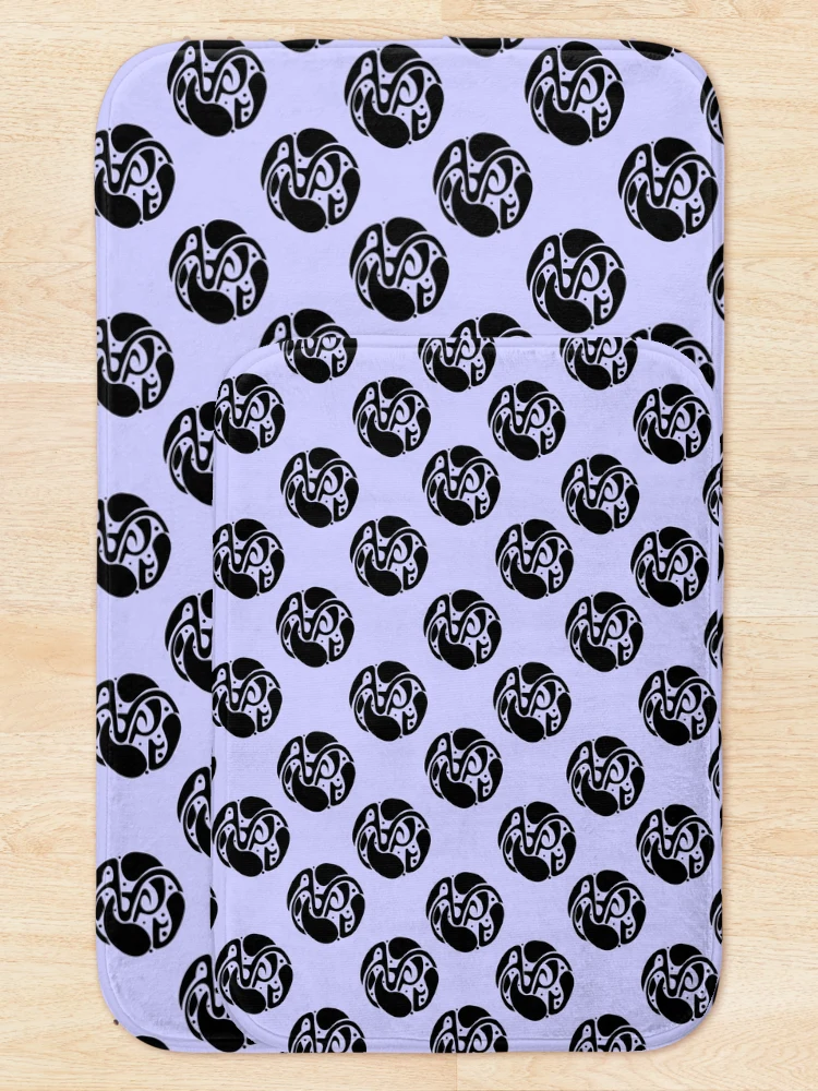 Thumbnail 5 of 6, Bath Mat, Abstract Pattern designed and sold by SteinHead.