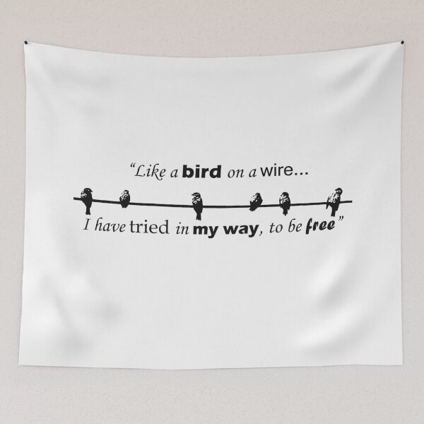 Item preview, Like A Bird On A Wire designed and sold by ninasilver.