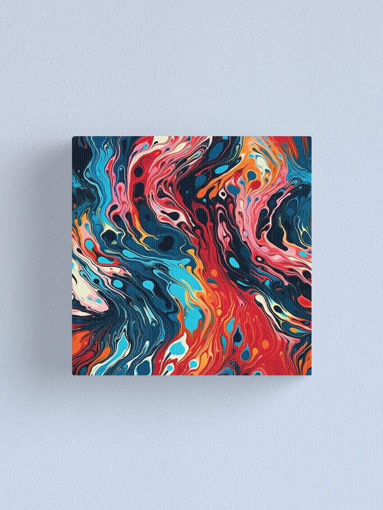 Imagen 1 de 3, Lienzo con la obra Marbled Pattern, diseñada y vendida por SideSignal.