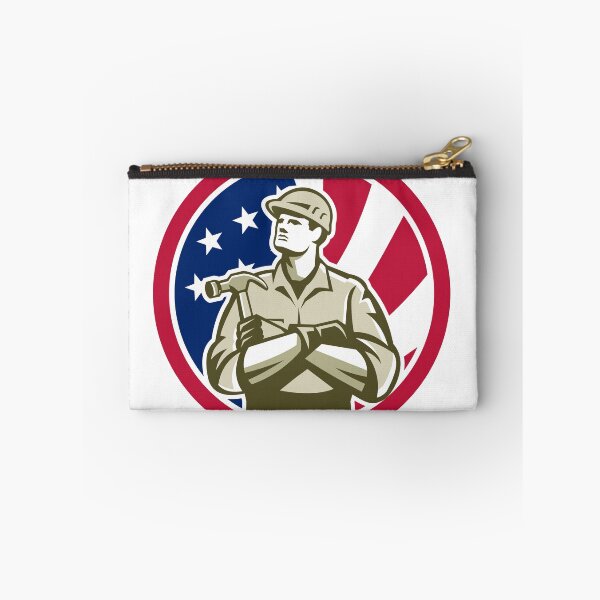 Item preview, American Carpenter USA Flag Icon designed and sold by patrimonio.