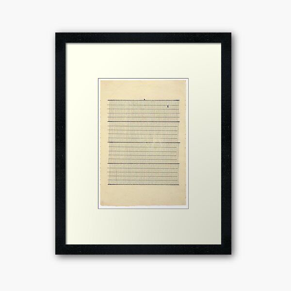 agnes martin Framed Art Print