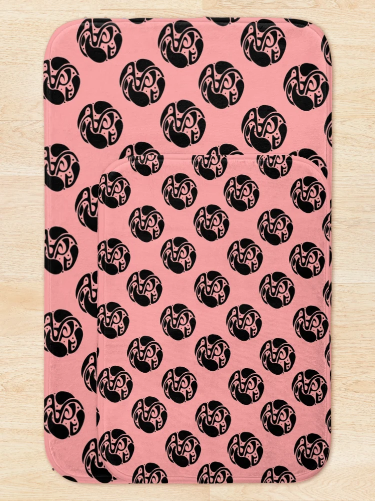 Thumbnail 5 of 6, Bath Mat, Abstract Pattern designed and sold by SteinHead.