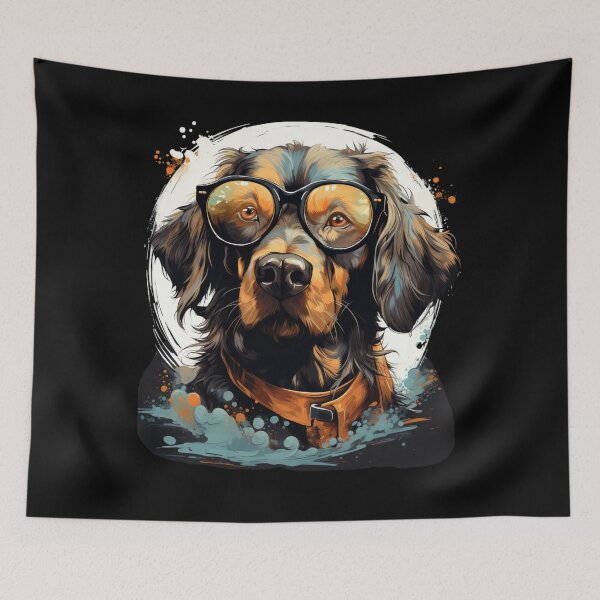 Item preview, Cute friendly Dog Companion in glasses designed and sold by SkyEditor.
