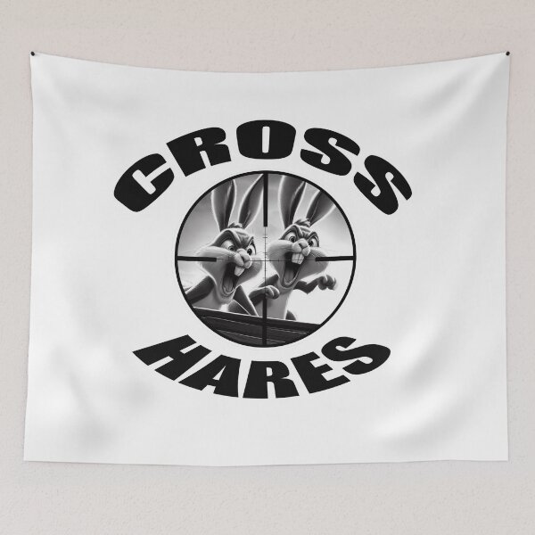 Item preview, Looking down the scope and you see the Cross Hares! designed and sold by jamdoodle.